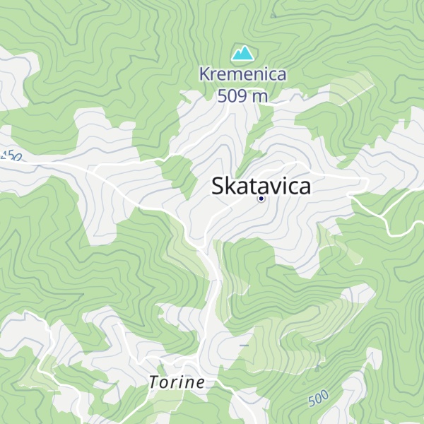 Map of Ravna Gora