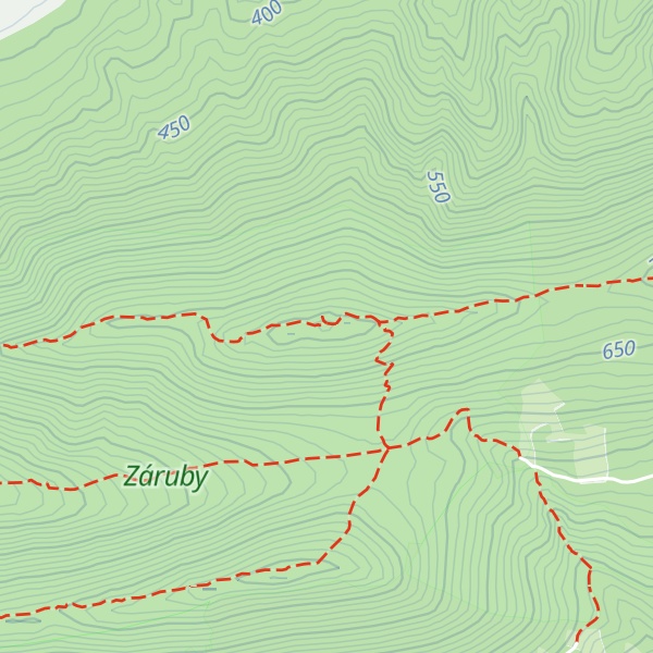 Map of Záruby