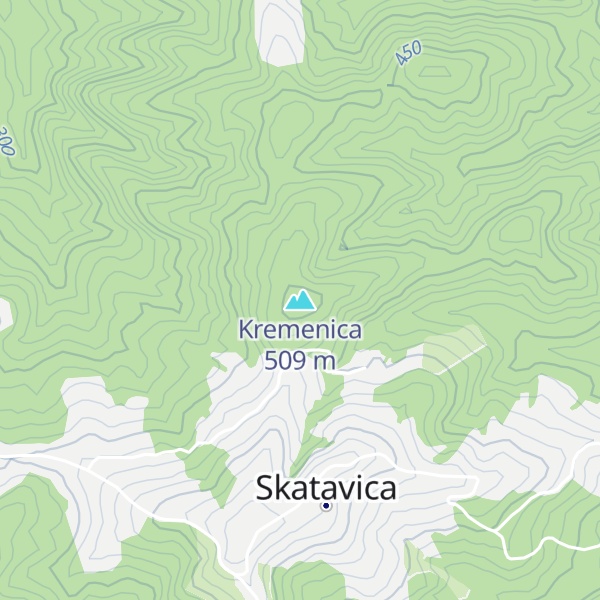 Map of Kremenica