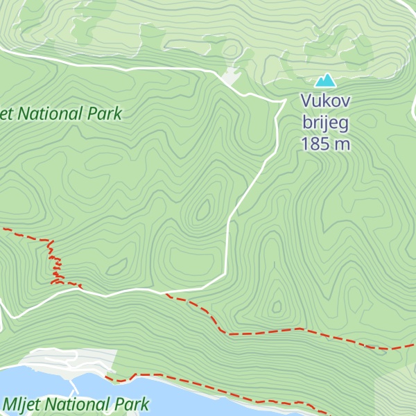 Map of Žukova gora