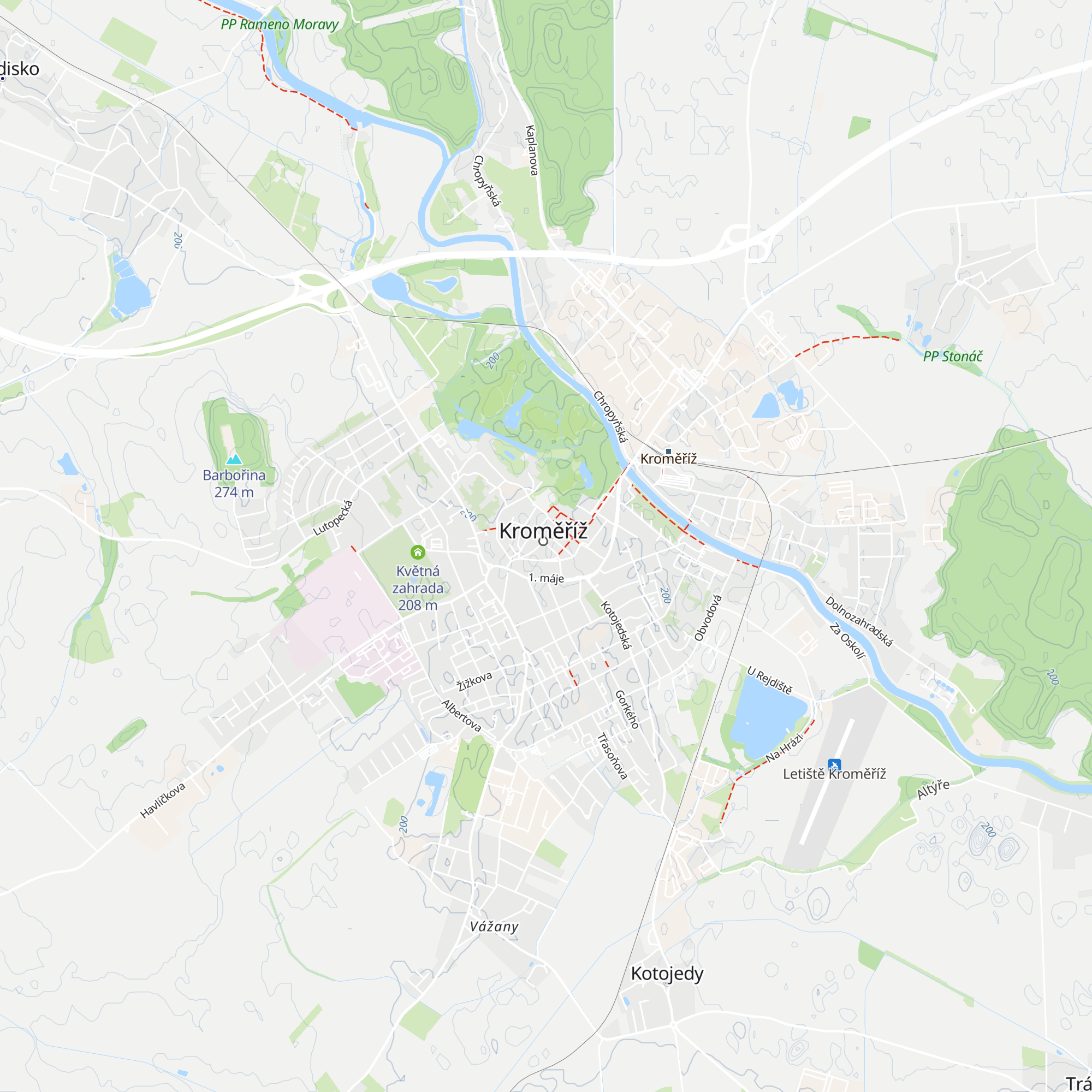 Turistické informační centrum Kroměříž map