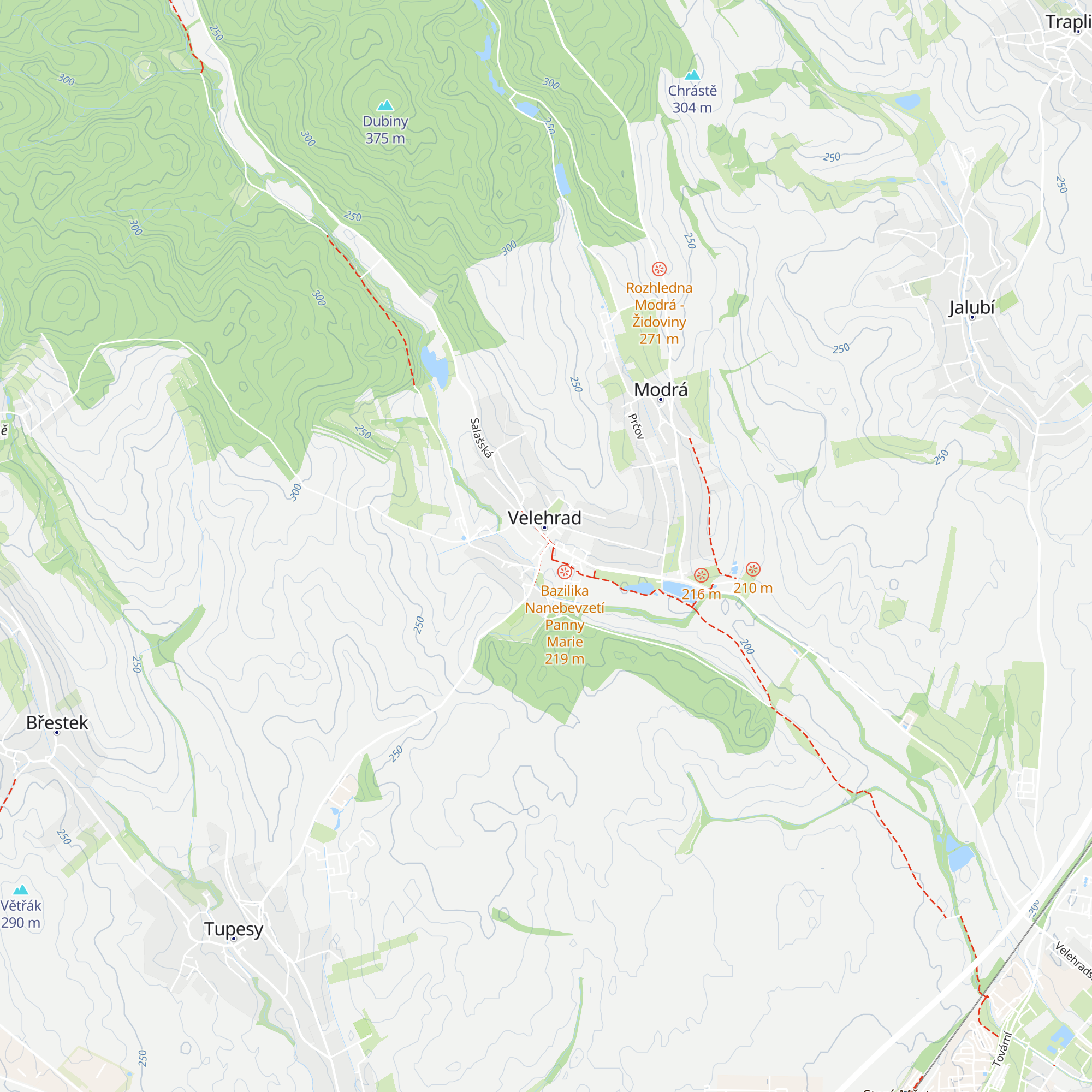 Infocentrum Velehrad map