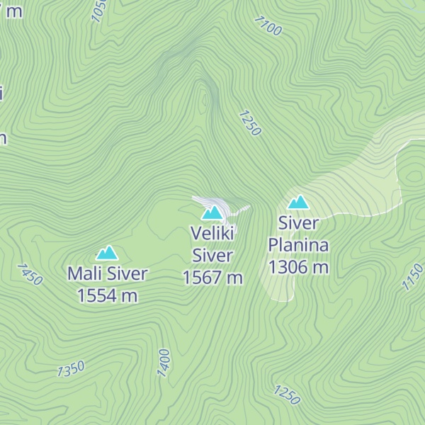 Map of Veliki Siver