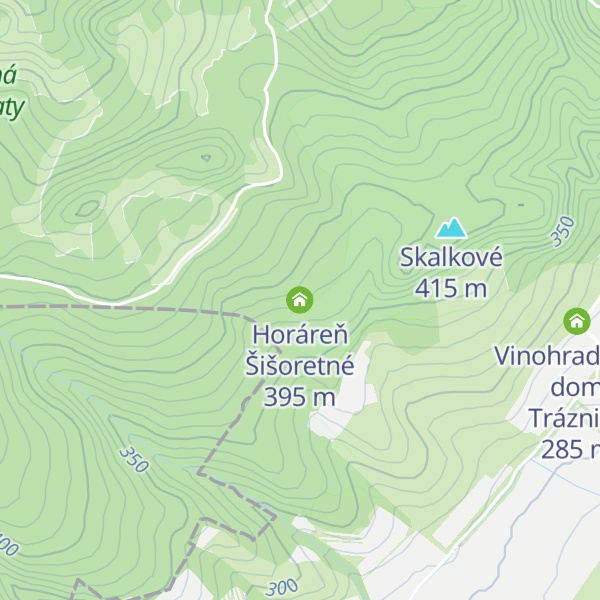 Map of Horáreň Šišoretné