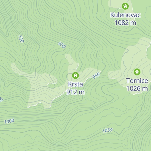 Map of Krsta