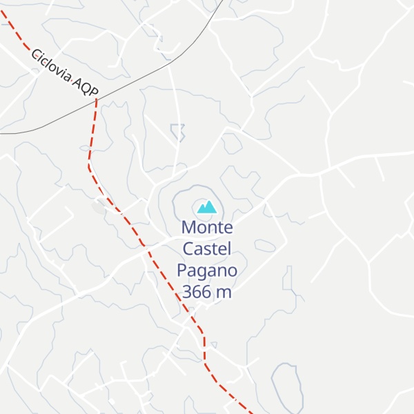 Map of Monte Castel Pagano