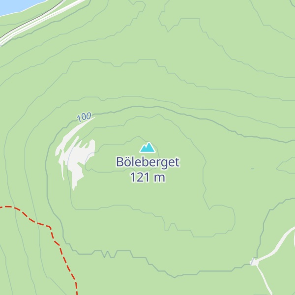 Map of Böleberget