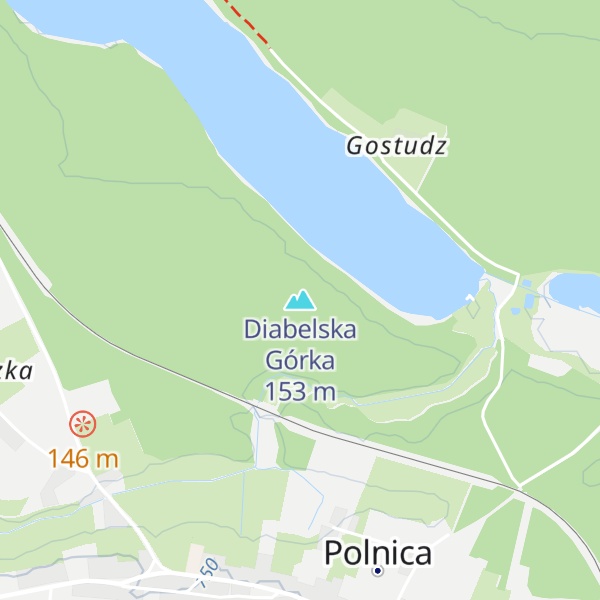 Map of Diabelska Górka