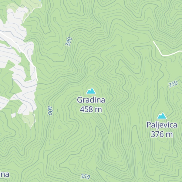 Map of Gradina