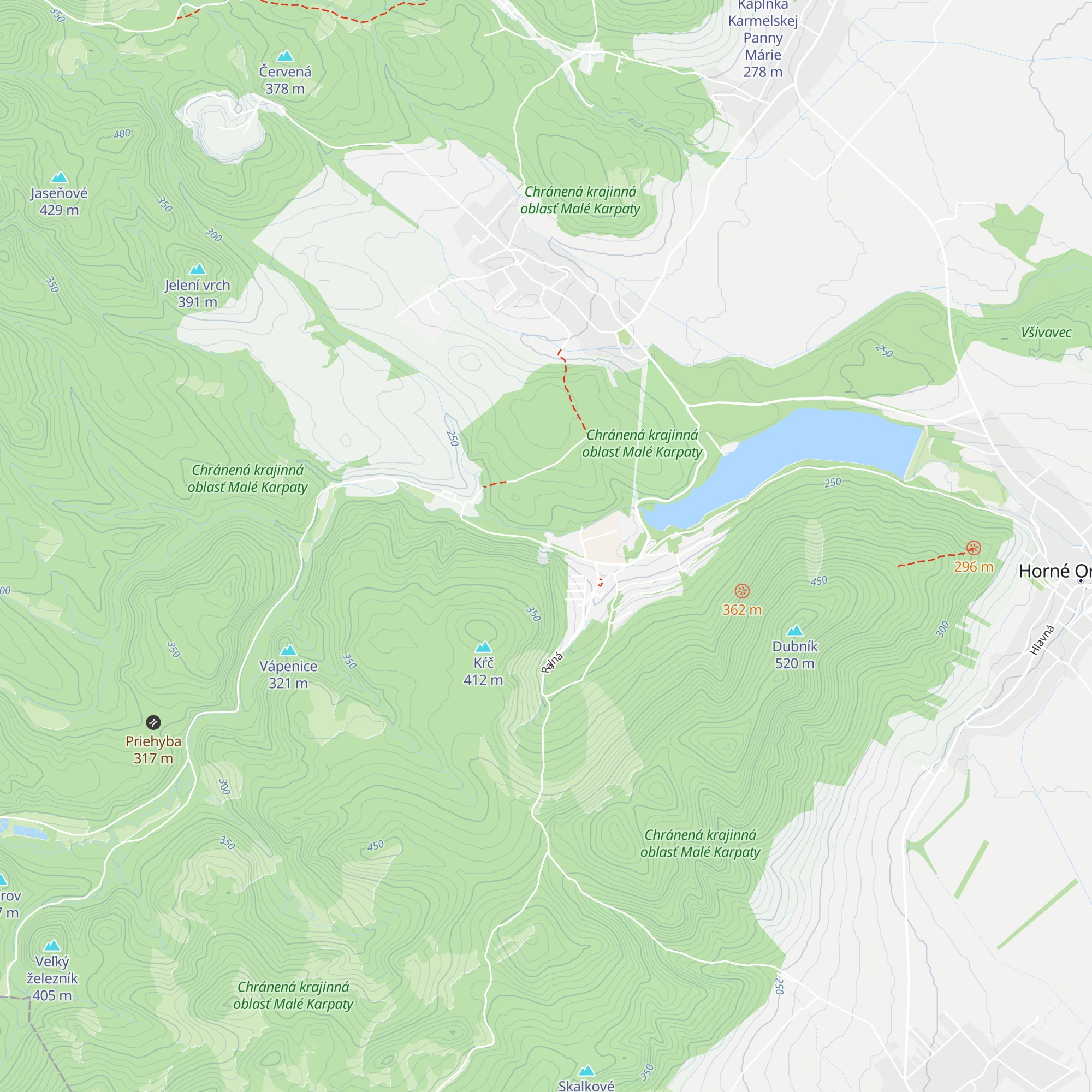 Chata Majdan map