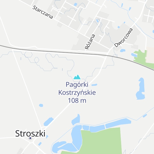 Map of Pagórki Kostrzyńskie