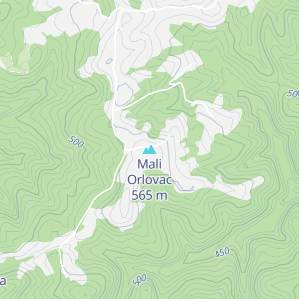 Map of Mali Orlovac
