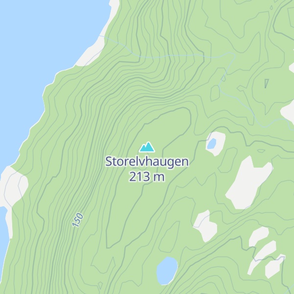 Map of Storelvhaugen