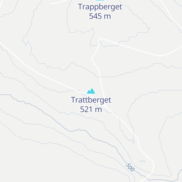 Map of Trattberget