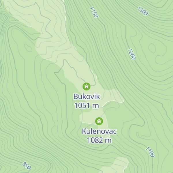 Map of Bukovik