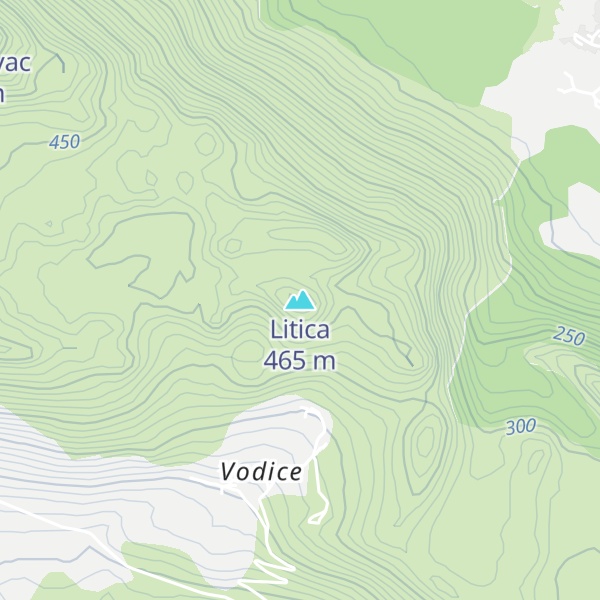Map of Litica