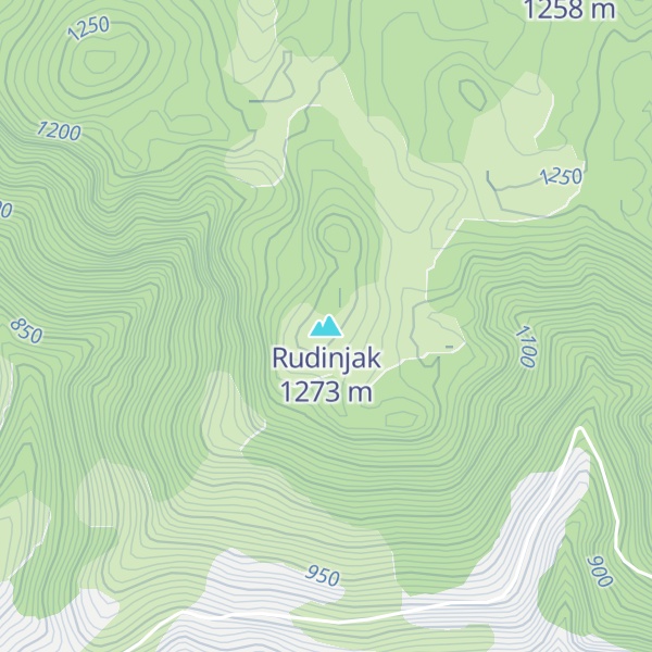 Map of Rudinjak