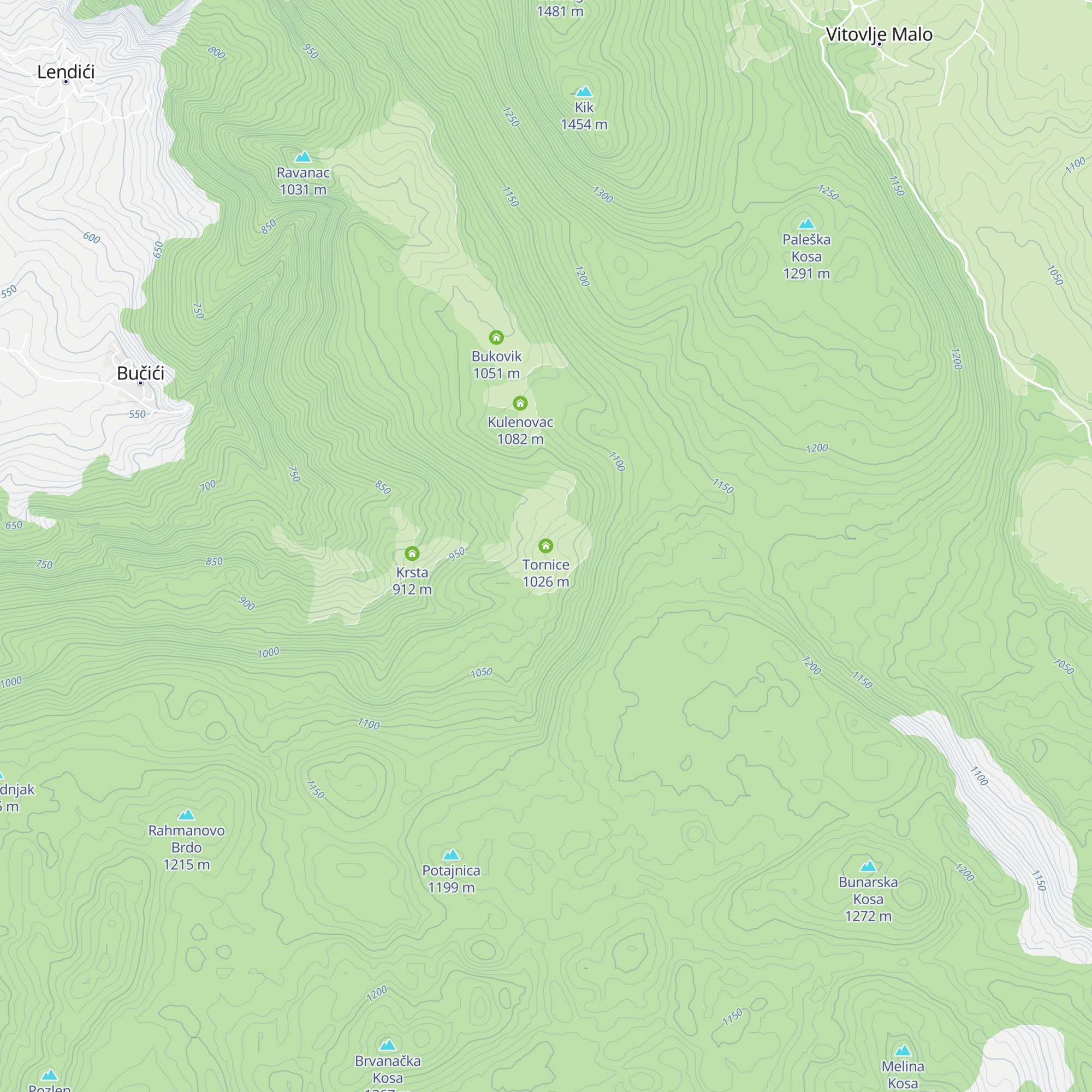 Tornice map