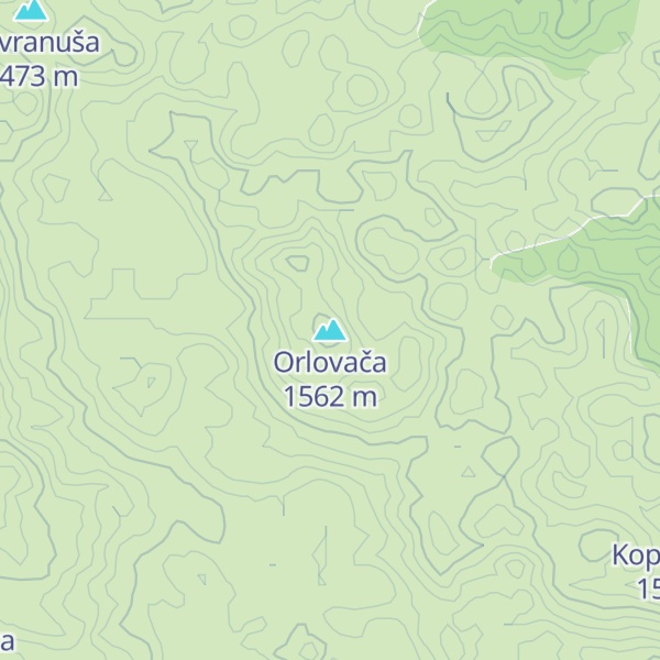 Map of Orlovača