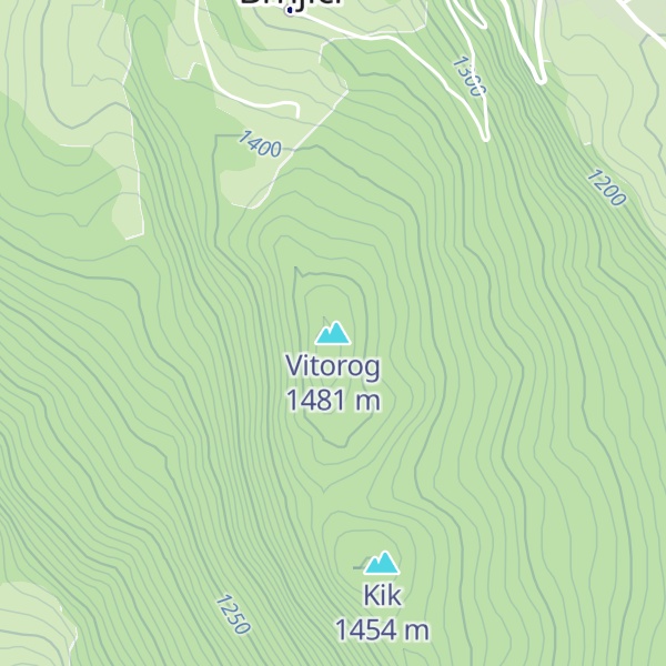 Map of Vitorog