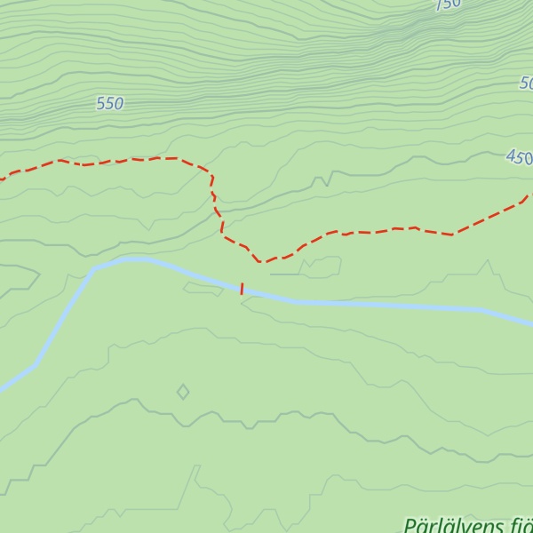 Map of Njunjes Fjällstuga