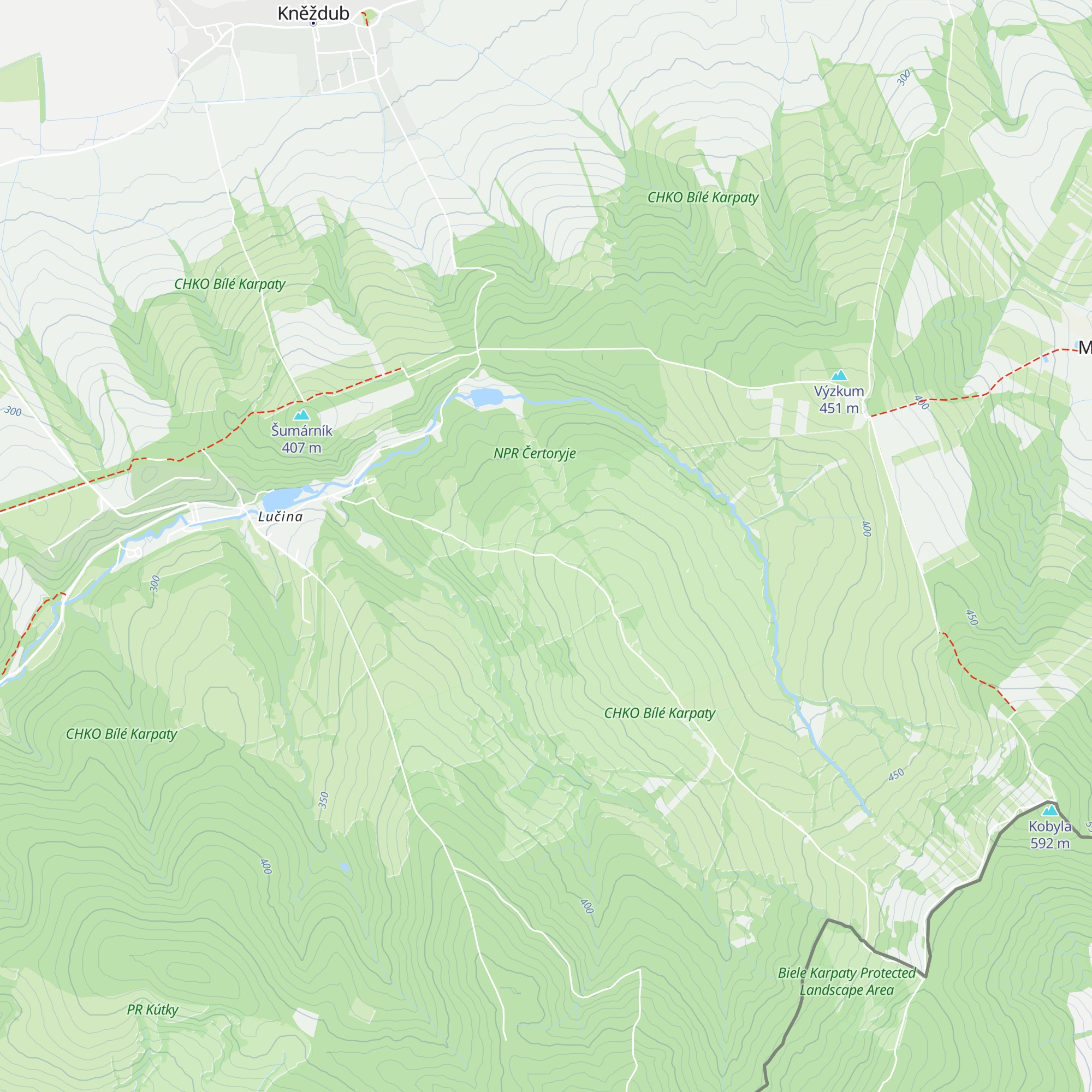 Chata Vojšice map