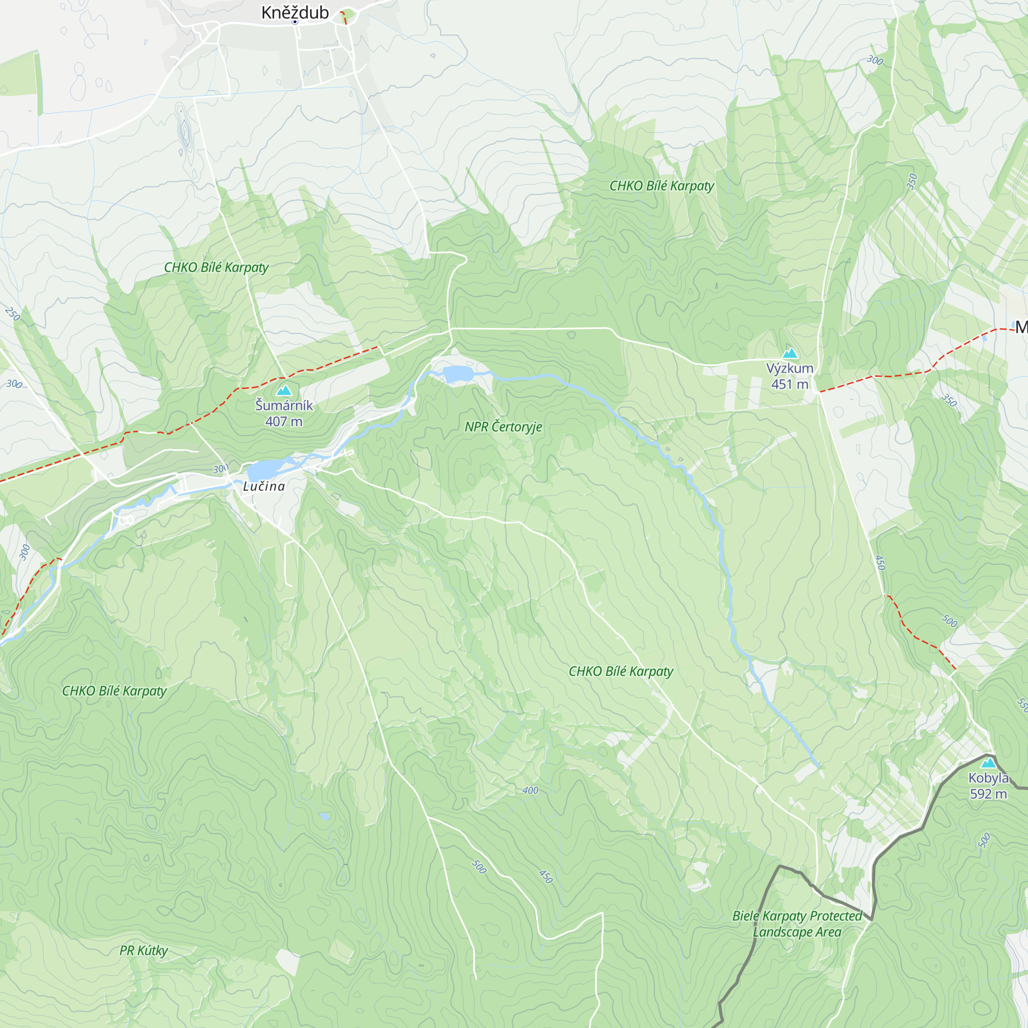 Chata Vojšice map