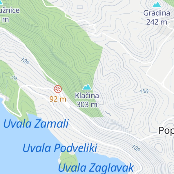 Map of Klačina