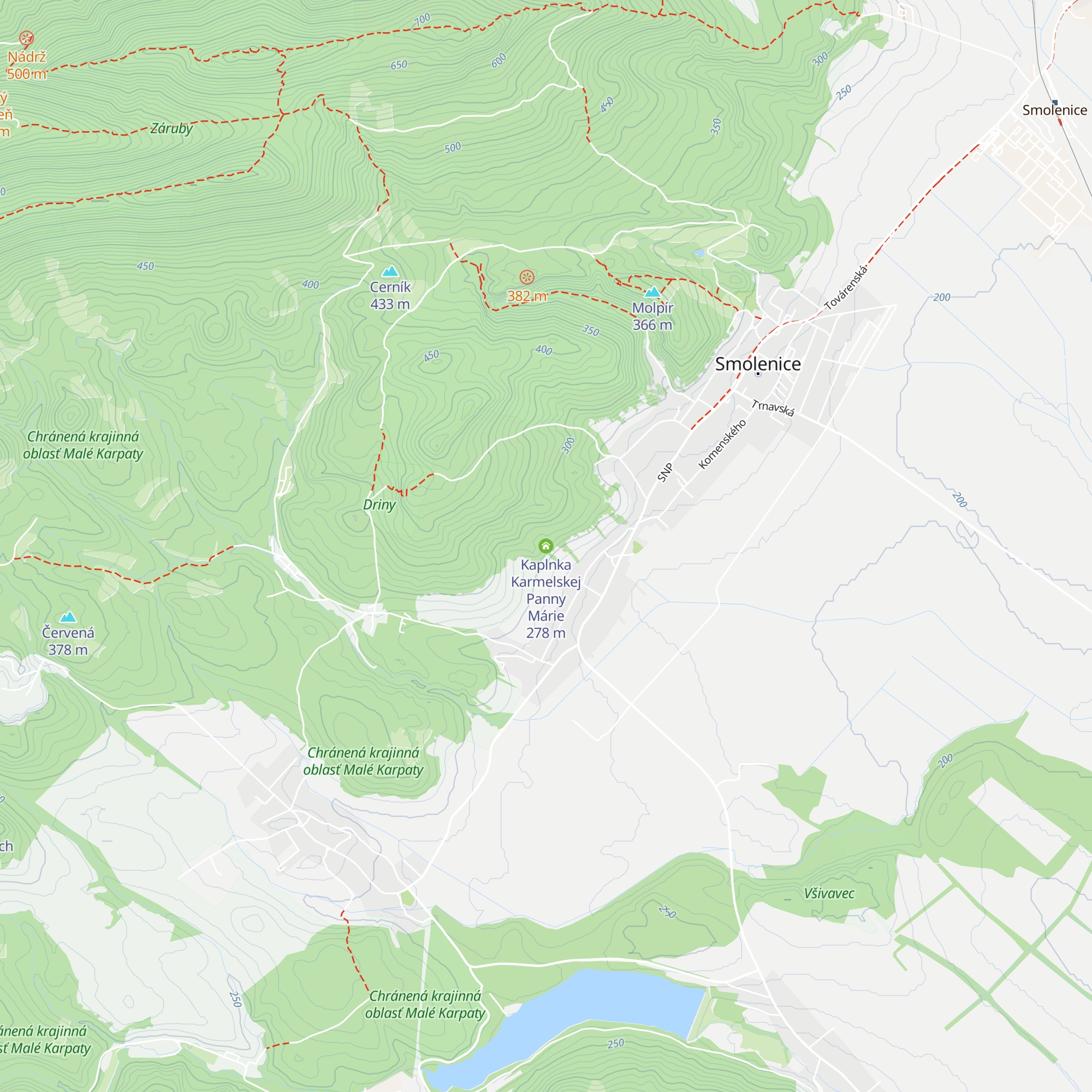 Kaplnka Karmelskej Panny Márie map