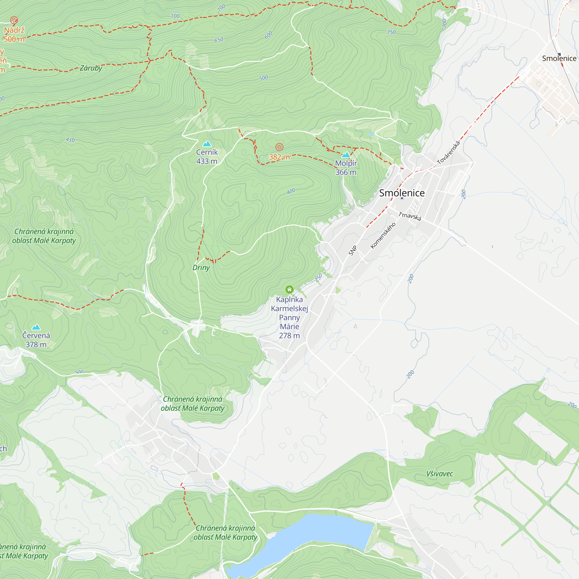 Kaplnka Karmelskej Panny Márie map
