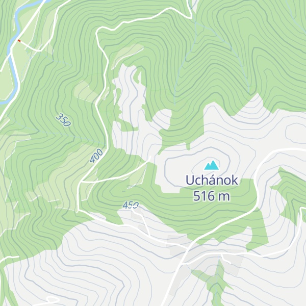 Map of Útulňa pod Uchánkom