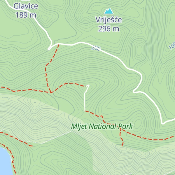 Map of Veliki Planjak