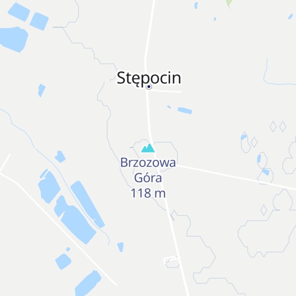 Map of Brzozowa Góra