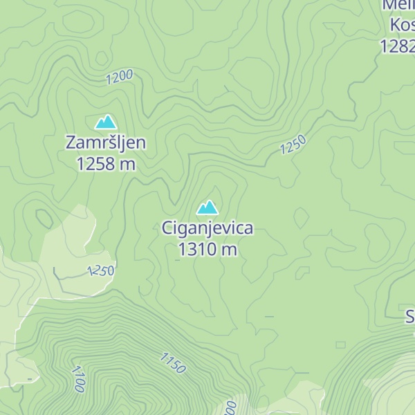 Map of Ciganjevica