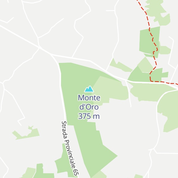 Map of Monte d'Oro