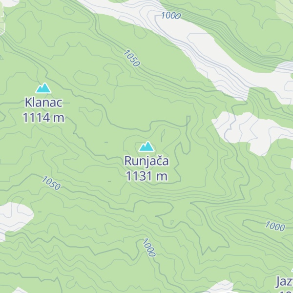 Map of Runjača
