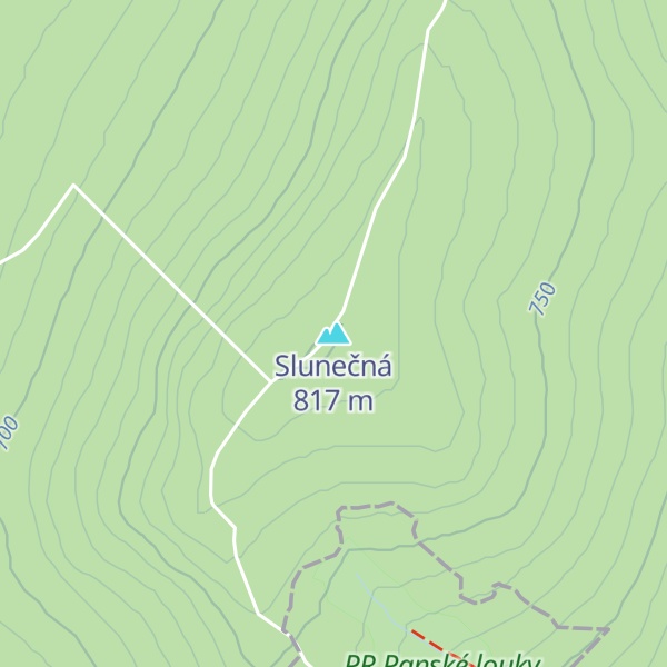 Map of Slunečná