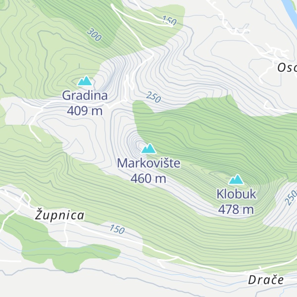 Map of Markovište