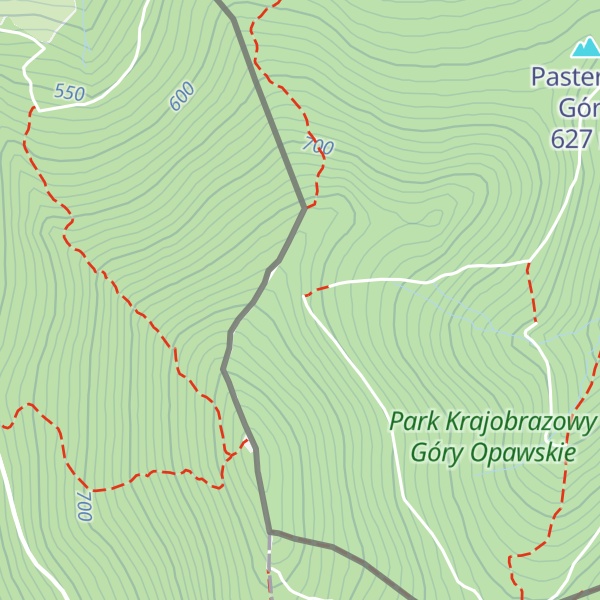 Map of Górski Dom Turysty „Pod Biskupią Kopą”