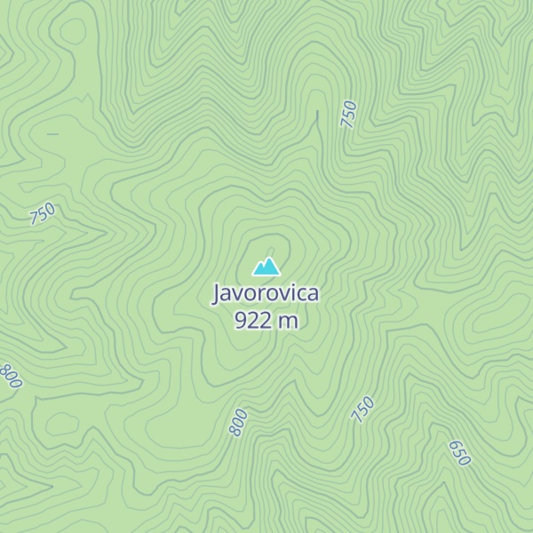 Map of Javorovica