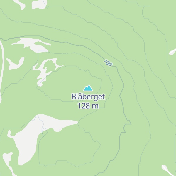 Map of Blåberget