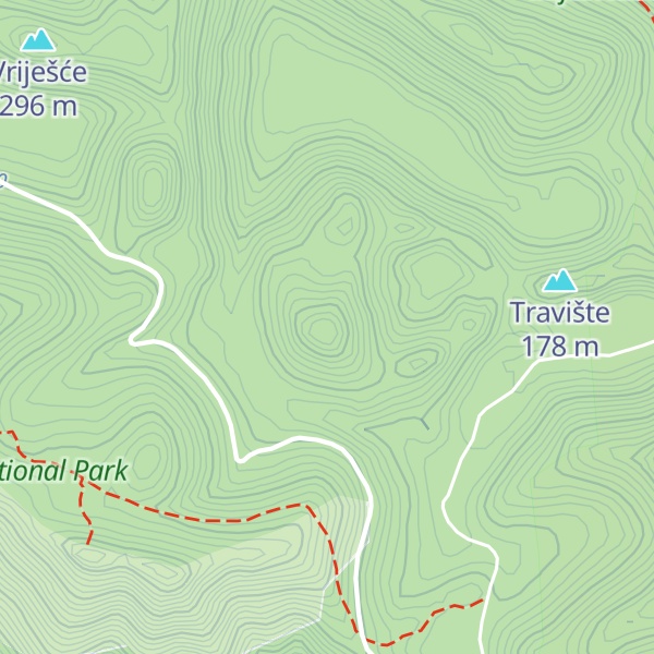 Map of Veli Žabokik