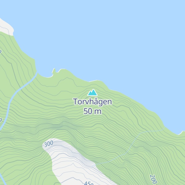 Map of Torvhågen