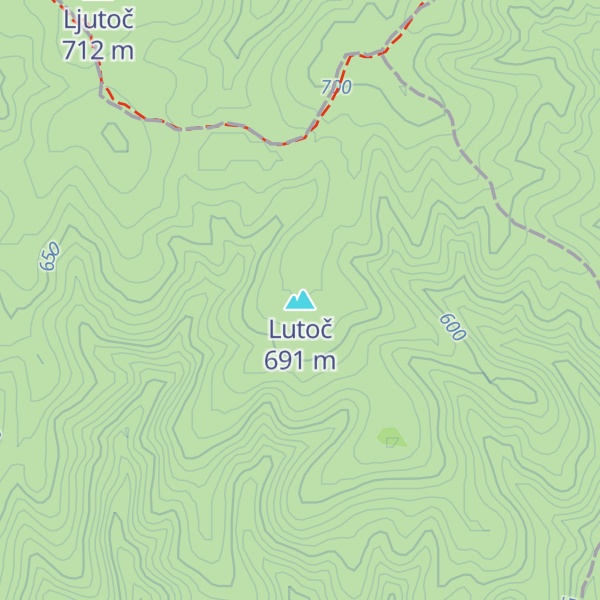Map of Lutoč