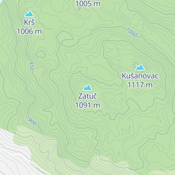 Map of Zatuč