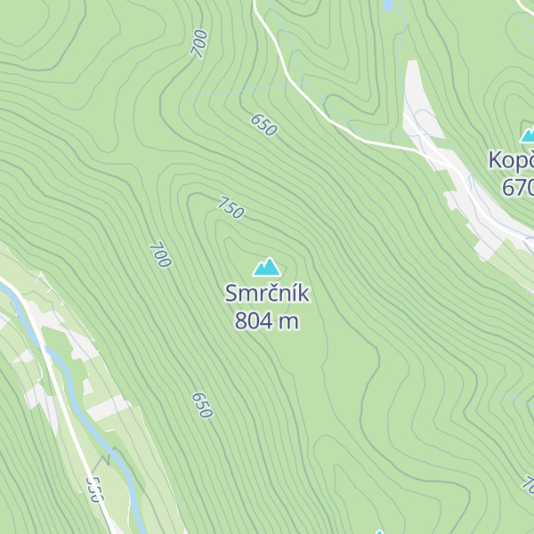 Map of Smrčník