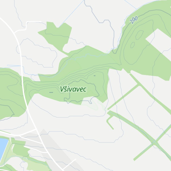 Map of Všivavec