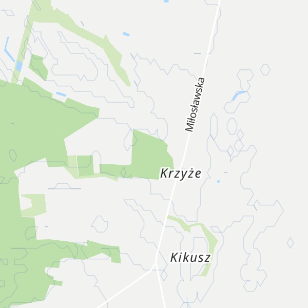 Map of Biała Góra