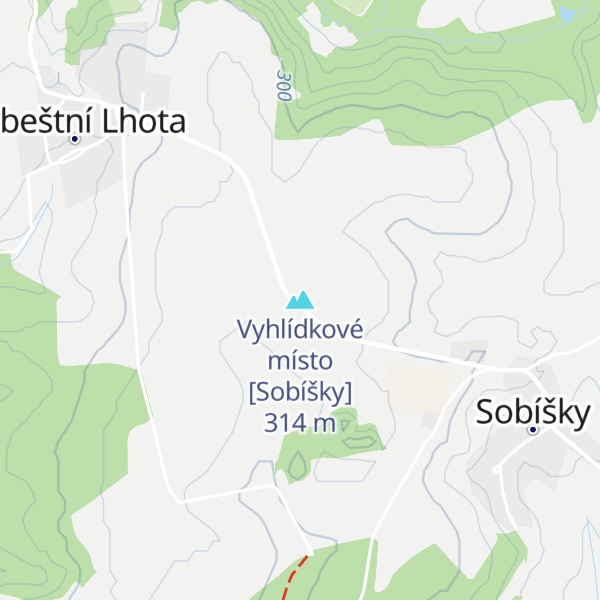 Map of Vyhlídkové místo [Sobíšky]