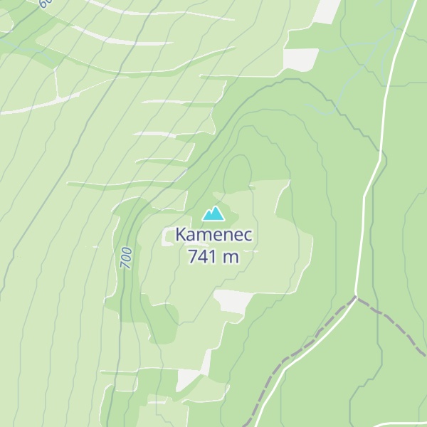 Map of Kamenec